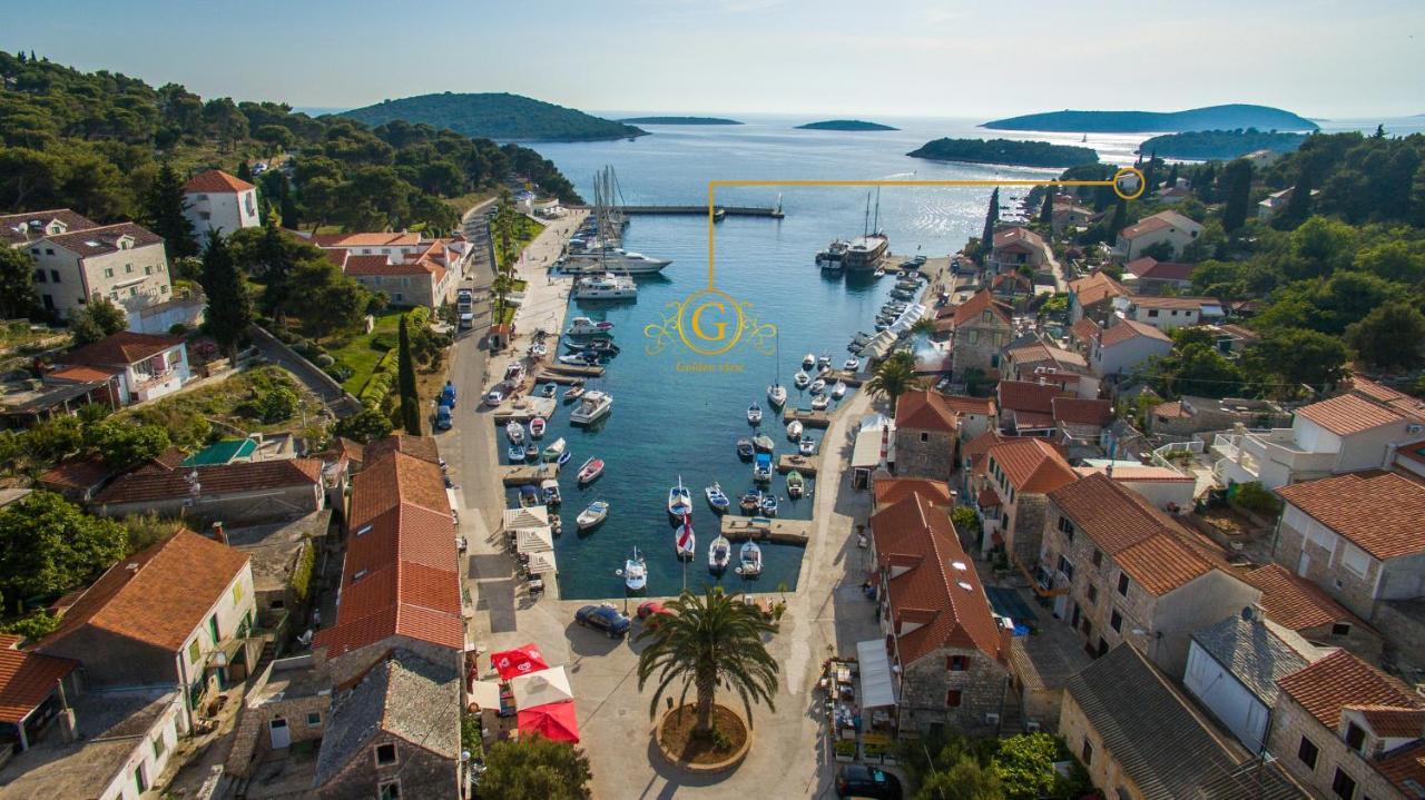 Golden View Luxury Apartment Maslinica Esterno foto